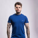Camiseta T-shirt Conforto Beast Mode Vintage Azul