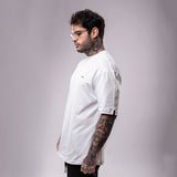 Camiseta T-shirt Oversized Conforto Beast Mode Laze Ape Branco