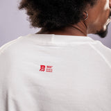 Camiseta Raglan Longwear Beast Mode B Tressed Off-white