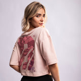 Cropped Oversized Conforto Beast Mode Collab Ray Milet Pink
