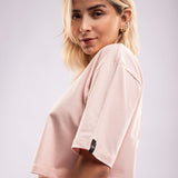 Cropped Oversized Conforto Beast Mode Collab Ray Milet Pink