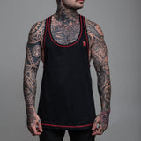 Regata Cavada Conforto Beast Mode Red Line Preta