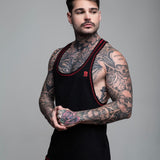 Regata Cavada Conforto Beast Mode Red Line Preta