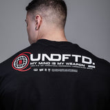 Camiseta T-Shirt Oversized Conforto Beast Mode Undefeated Preta