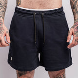 Short Oversized Moletom Beast Mode Marin Azul