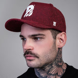 Boné Americano Baseball Beast Mode Red Beast Vermelho