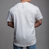 Camiseta T-Shirt Oversized Conforto Beast Mode Arnld Bright Off-White