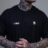 Camiseta T-Shirt Oversized Conforto Beast Mode Arnld Work Ass Preta